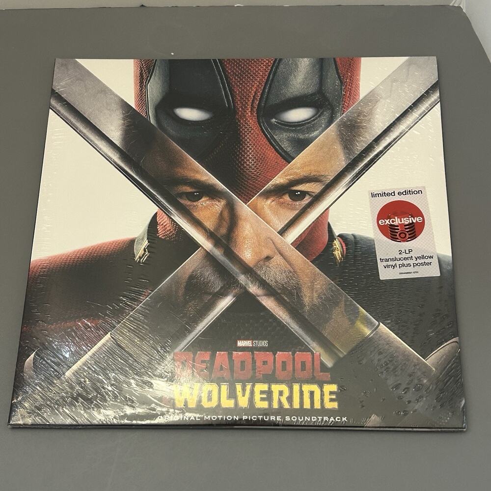 Deadpool & Wolverine 2 LP Vinyl Translucent Yellow + Poster Limited Edition